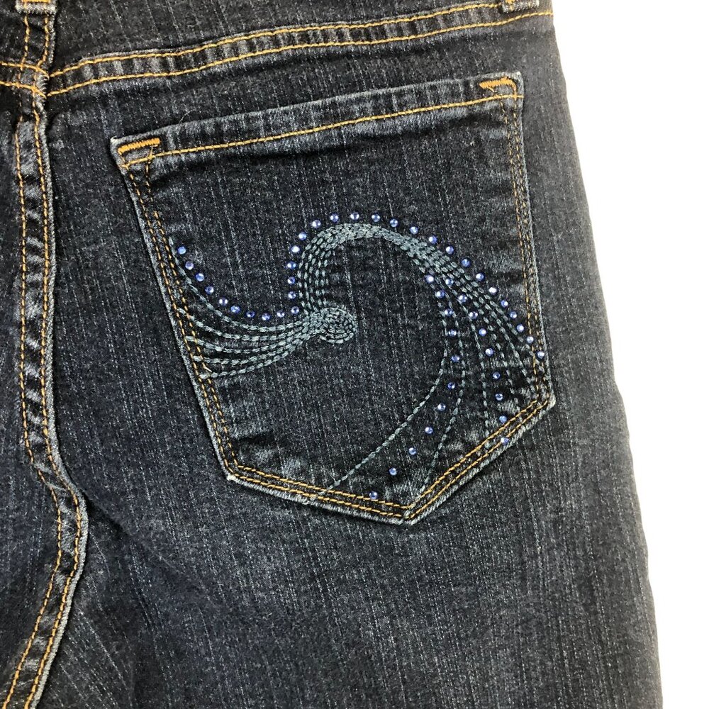 NYDJ Women's Bootcut Jeans 6 High Rise Dark Wash Stretch Denim Made in USA - Picture 10 of 11
